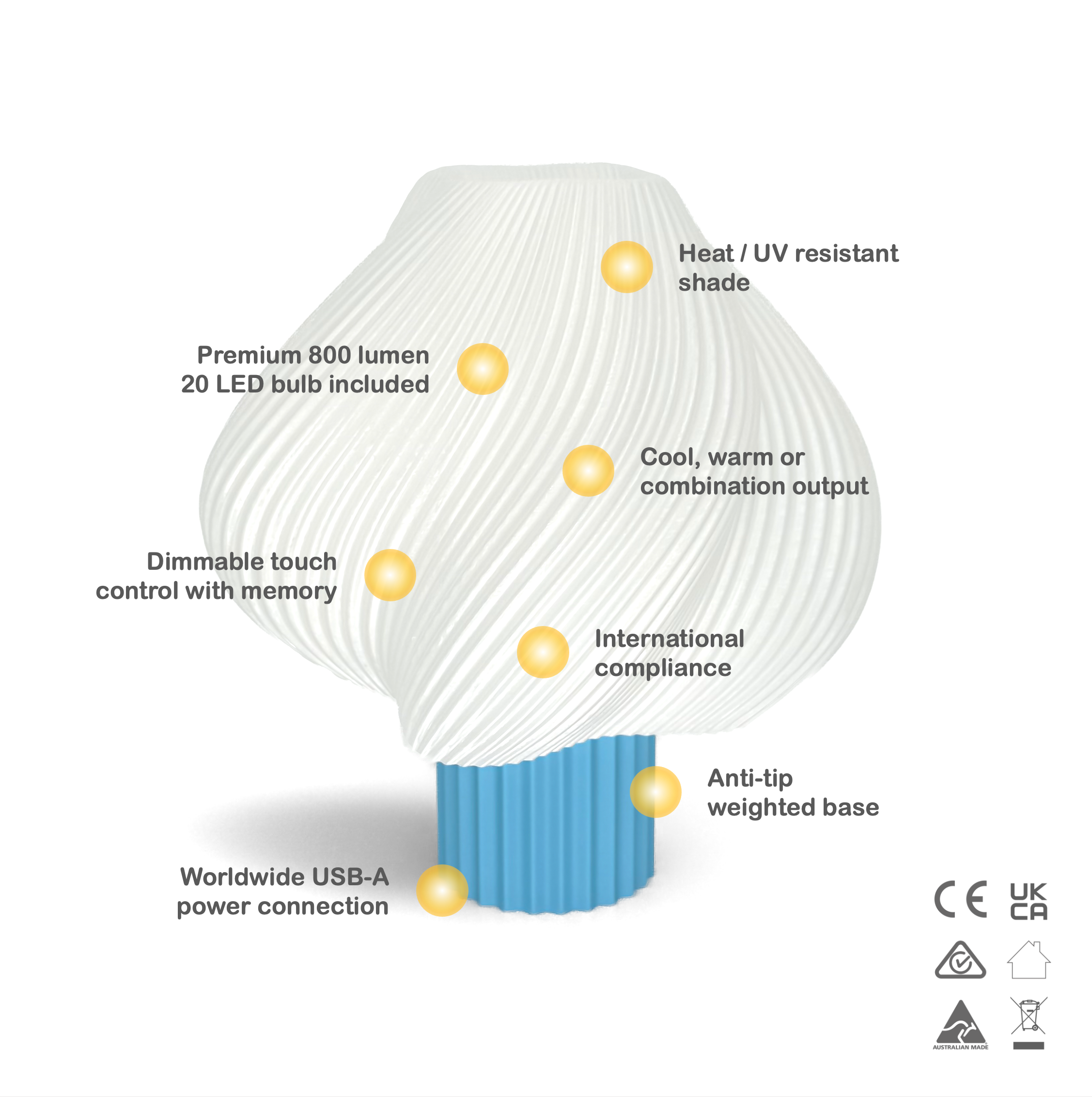 Clear translucent shade | 24 base colours