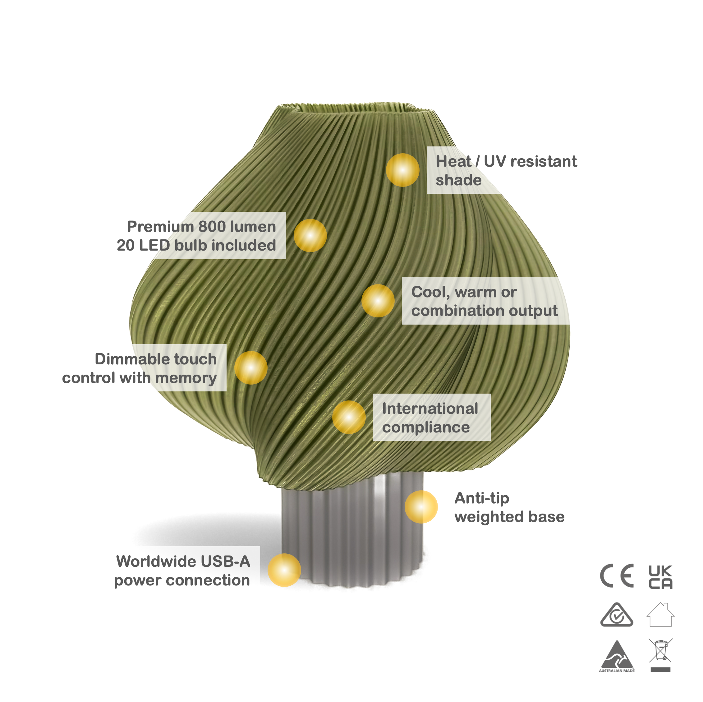 Olive translucent shade | 10 base colours