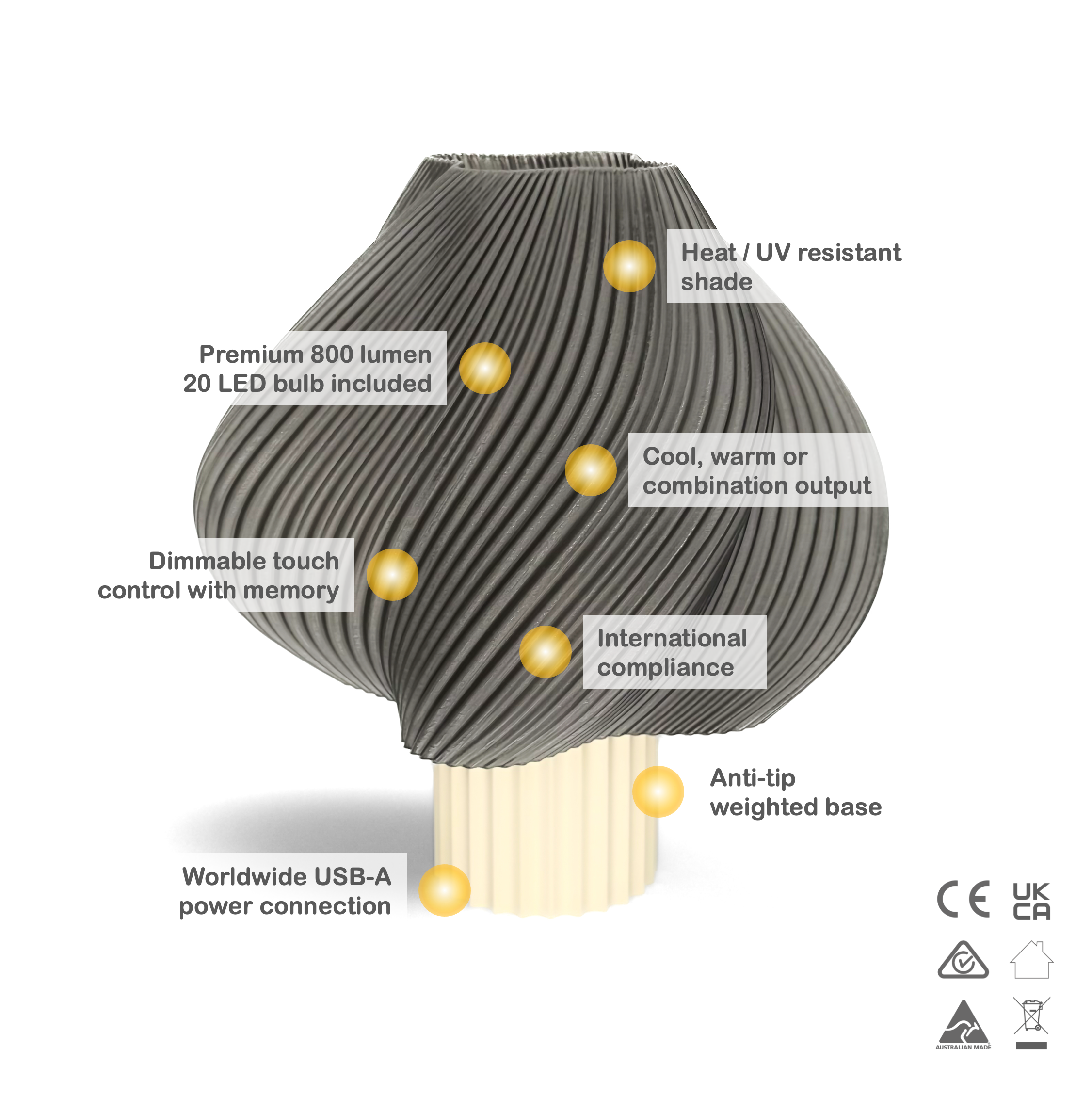 Dark Silver translucent shade | 10 base colours